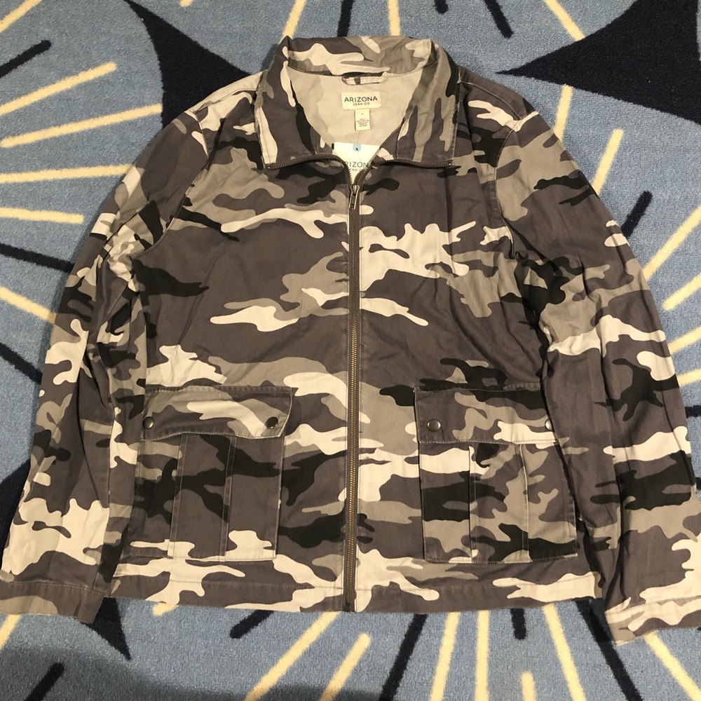 Camouflage print jacket!